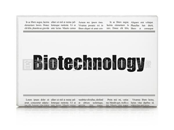 科学概念报纸标题生物技术